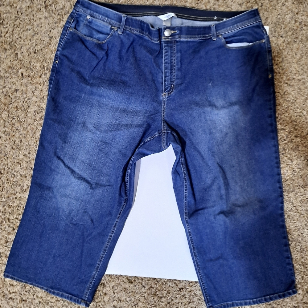 CJ Banks capri jeans size 22W